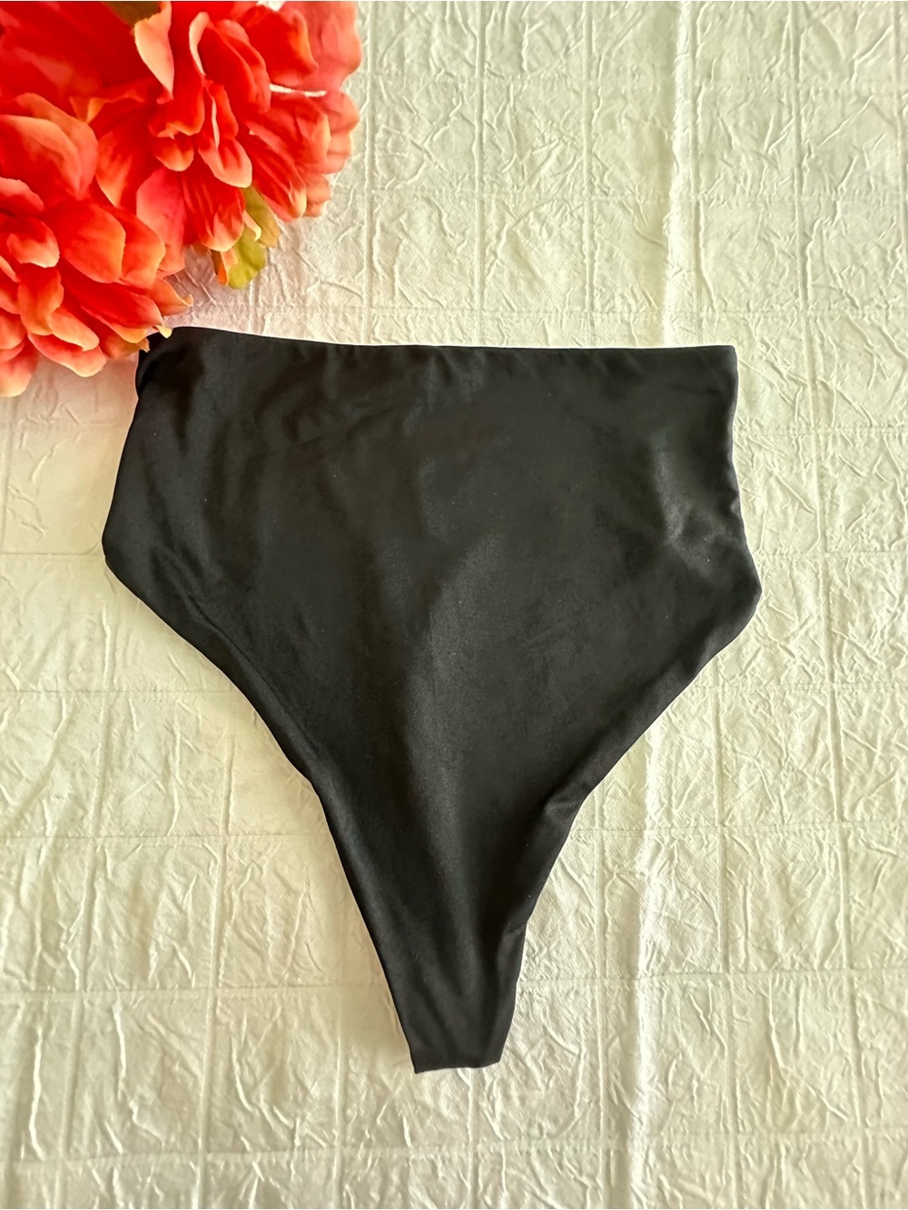 SOMA NWOT High-Waist Black Thong